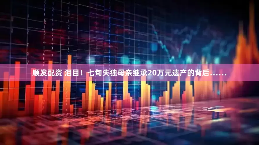 顺发配资 泪目！七旬失独母亲继承20万元遗产的背后……